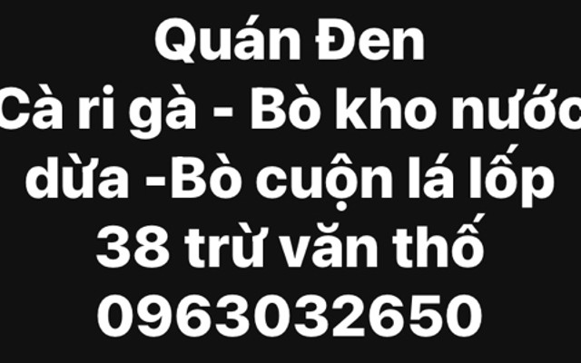 Ăn Vặt Đen - Trừ Văn Thố