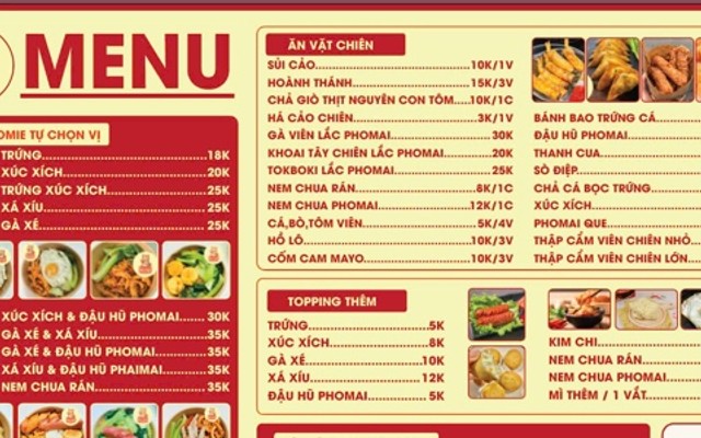 Mì Trộn Indomie & Ăn Vặt Nhà Đậu - 73 Đình Nghi Xuân