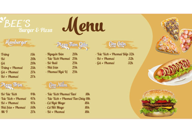 BEE’S Burger & Pizza - Lê Văn Khương