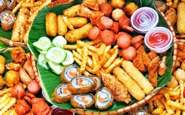 Team Ăn Vặt - Mì Trộn, Lạp Xưởng Nướng Đá & Gà Rán - Điện Biên Phủ