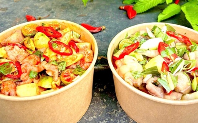 Kenfood - Chân Gà Rút Xương Sốt Thái & Cá Viên Chiên Sốt Mắm Tỏi