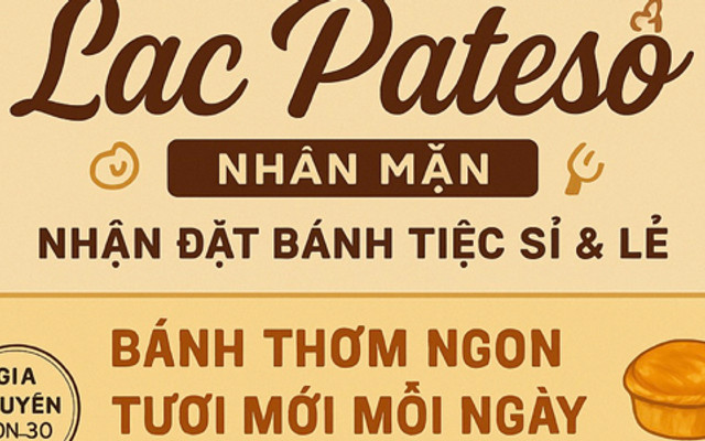 Lạc Pateso - Bánh Pateso Gia Truyền & Nhân Mặn