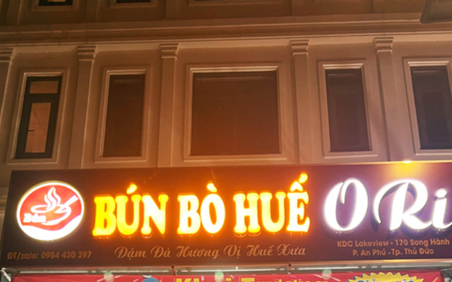 Bún Bò Huế O Ri