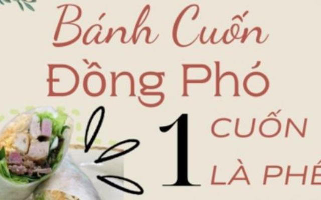Bánh Cuốn & Cà Phê Đồng Phó - Lê Hồng Phong