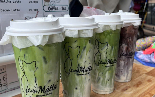 Cái Tiệm Latte Mátta - Matcha Latte - Đường 30 Tháng 4