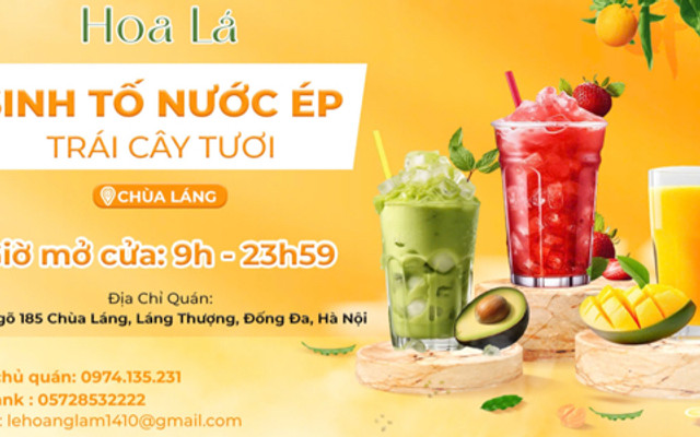 Hoa Lá - Sinh Tố & Nước Ép Trái Cây Tươi - Trần Duy Hưng