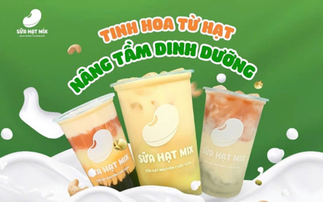 Sữa Hạt Mix - Đậu Nành, Rau Má Mix & Trà Sữa Gạo - 126 Phúc Tân