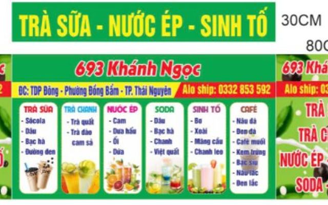 693 Khánh Ngọc - Trà Sữa, Trà Chanh & Nước Ép