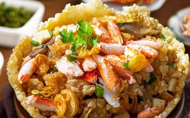 Xôi Ghẹ Vỏ Giòn - Mai Cua Phô Mai Đút Lò