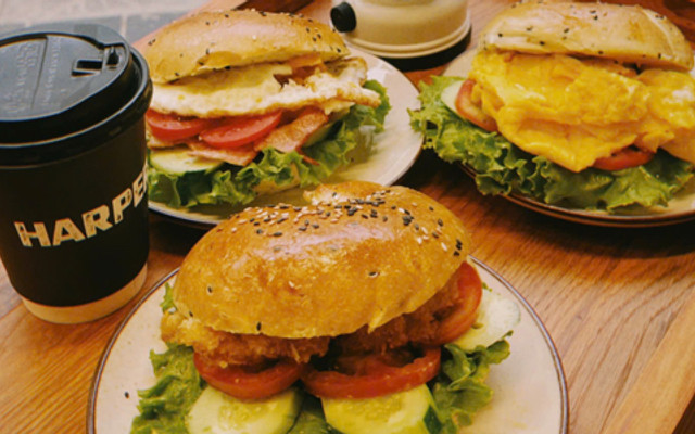Harper Street - Matcha & Bagel Kẹp Gà Chiên - 254 Thụy Khuê 