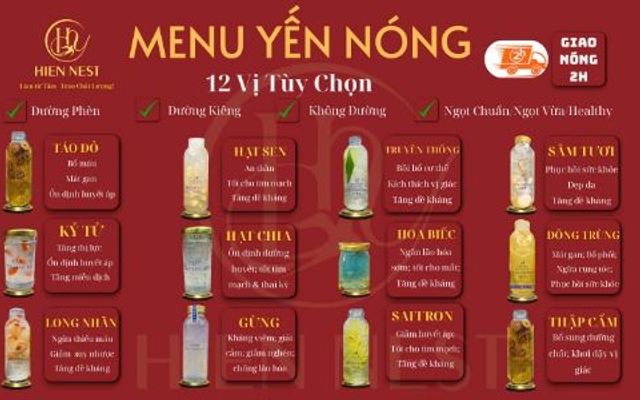 HIEN NEST - Yến Chưng Nóng - Thoại Ngọc Hầu