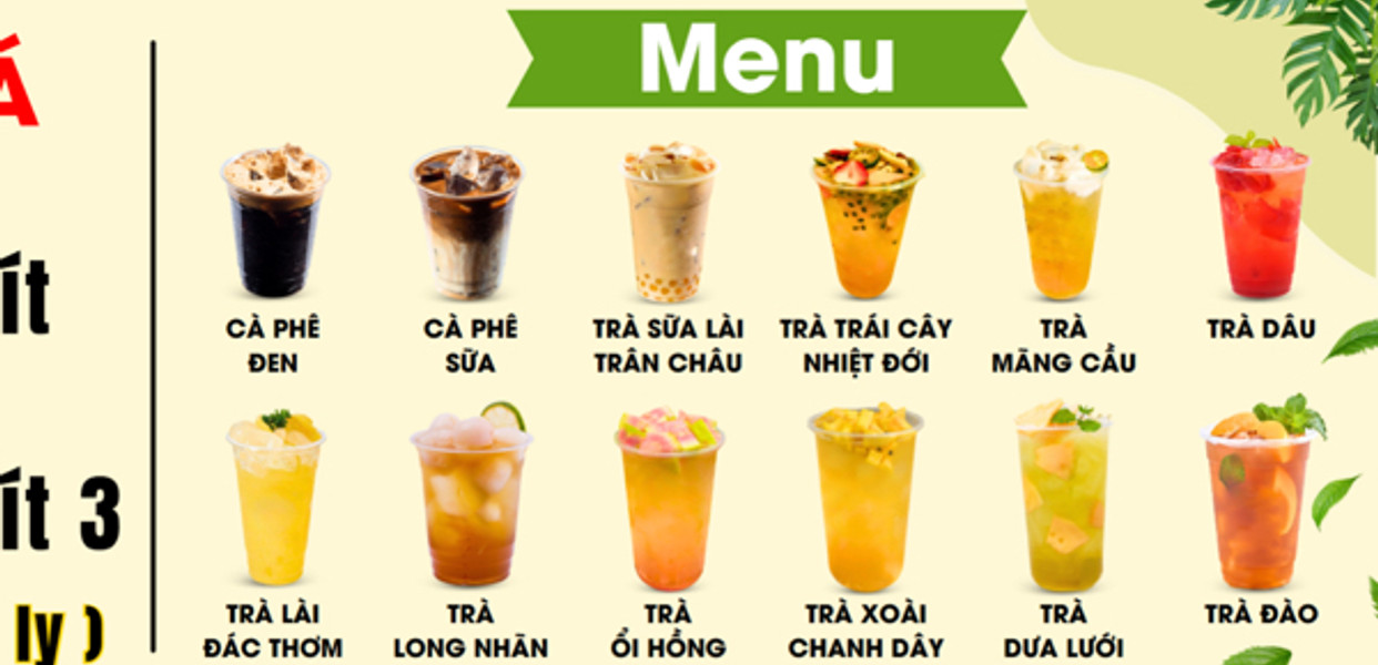 TRÀ TRÁI CÂY MY TEA TƯƠI MÁT TỰ NHIÊN SẢNG KHOÁI