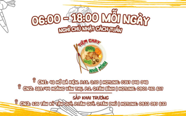 Tiệm Chay Nhà Mình - Các Món Ăn Chay - 48 Hồ Bá Kiện