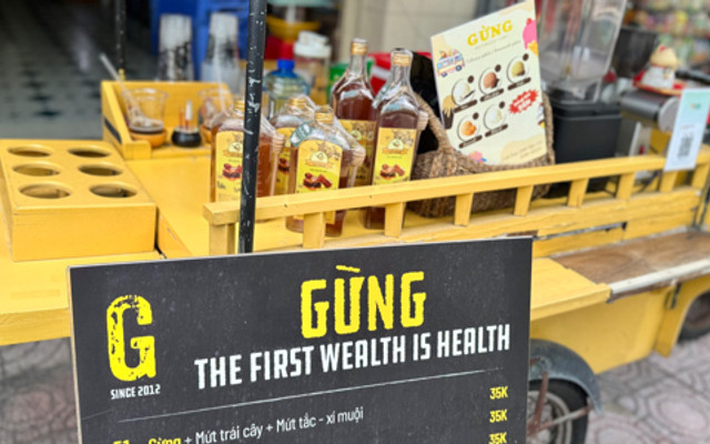 Gừng Beverage Cart - Fresh Juice, Tea & Coffee - Lê Thạch