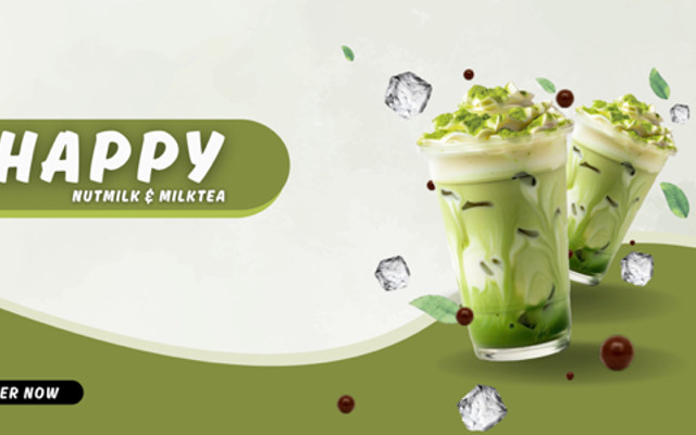 GÀ RÁN, BURGER & TRÀ - HAPPY NUTMILK & MILKTEA