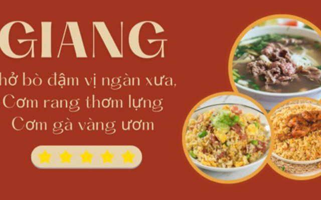Cơm Rang & Phở Bò - Quán Giang