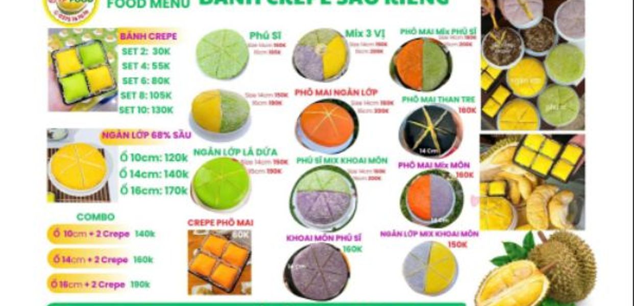 Bánh Sầu Riêng TP FOOD - 127 Phạm Văn Đồng
