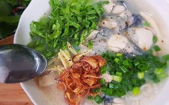 Cháo Trắng Lá Dứa Dì Mười - Cháo Hàu