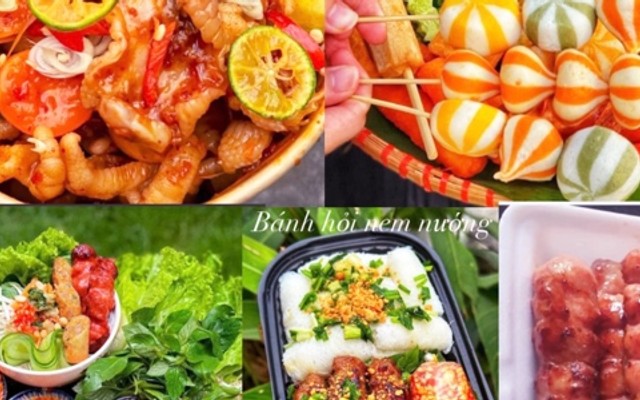 Ăn Vặt Hà Trề - Chân Gà Sả Tắc & Bún Nem Nướng - Cây Cám