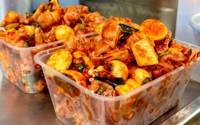 Chân Gà Sốt Thái A Sang - Chân Gà Sốt Thái, Trứng Non Lòng Đào & Chân Gà Xả Tắc - Tây Thạnh