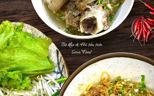 Bò Kho & Hủ Tiếu Trộn Sona Food - Phạm Văn Thuận