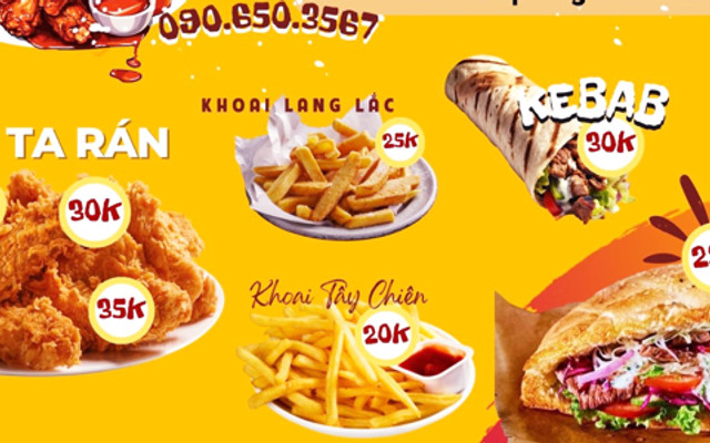 Gà Ta Rán - Bánh Mì Kebab SUNO NGON