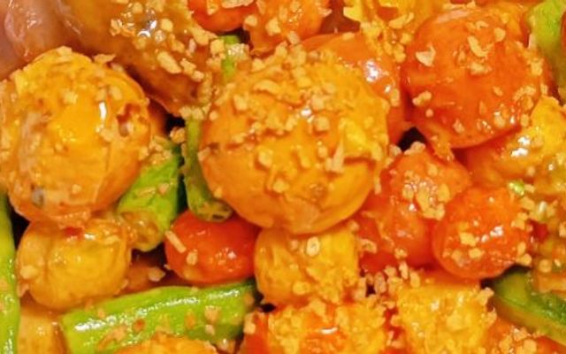 Cá Viên Chiên Sốt Mắm Tỏi - BA HIỀN