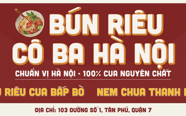 Bún Riêu Cô Ba Hà Nội - Đường Số 1