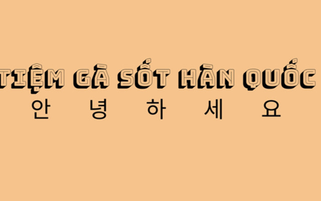 Gà Rán Sốt Hàn Quốc Gangnam Chicken