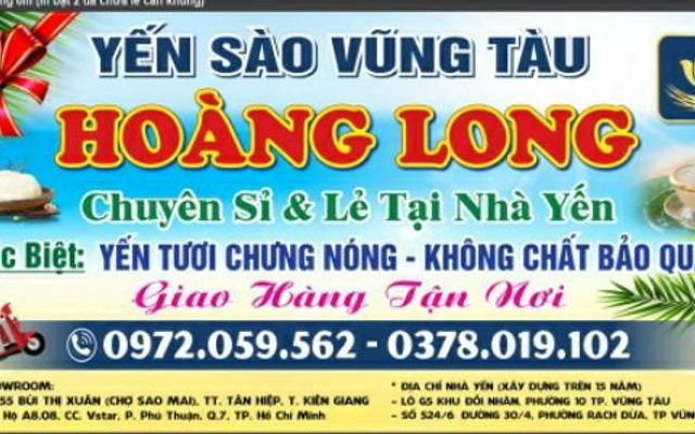 Yến Nhà Nuôi Chưng Nóng - Hoàng Long Nest - Quận 7