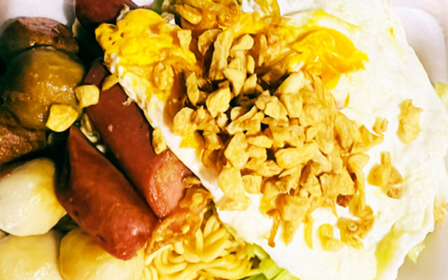 Ăn Vặt Mỡ Mỡ - Mì Trộn Sate & Nước Long Nhãn