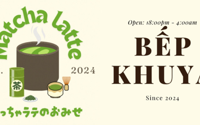 Bếp Khuya - Matcha Latte