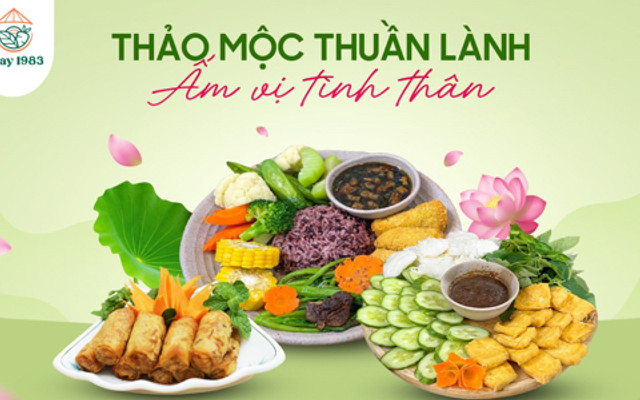 NHÀ HÀNG CHAY 1983 - CƠM CHAY & BÚN MỲ CHAY - Giảng Võ