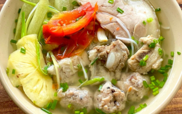 Bún Sườn Chua Hiếu Đây