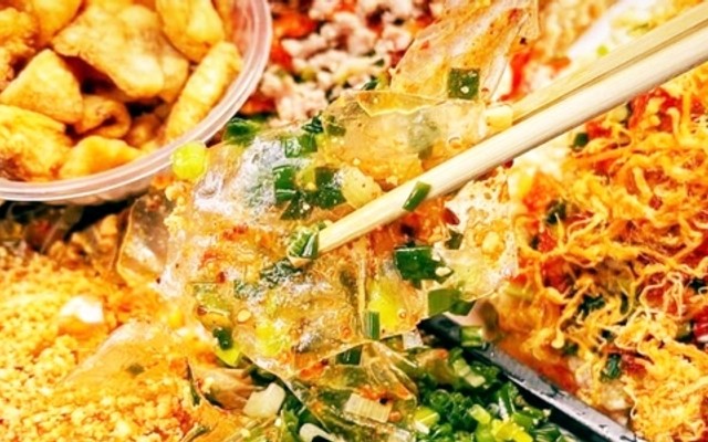 Bánh Tráng Mỡ Hành Bà Ba