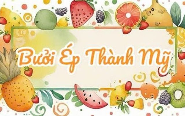 Bưởi Ép Thành Mỹ - Nước Ép Trái Cây Nguyên Chất 100% - 117 Thành Mỹ