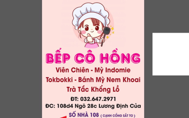 Bếp Cô Hồng - Mỳ Indomie, Bánh Mỳ Nem Khoai & Ăn Vặt - Lương Định Của
