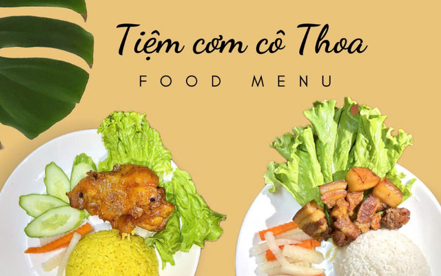 Tiệm Cơm Cô Thoa - Cơm Gà Nướng Sốt Tiêu - Phương Canh