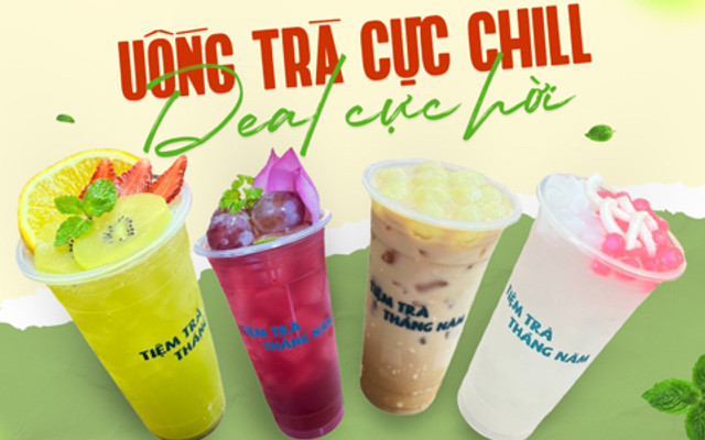 TIỆM TRÀ THÁNG NĂM - Trà Trái Cây, Trà Sữa & Nước Dừa - 3 Nhất Chi Mai