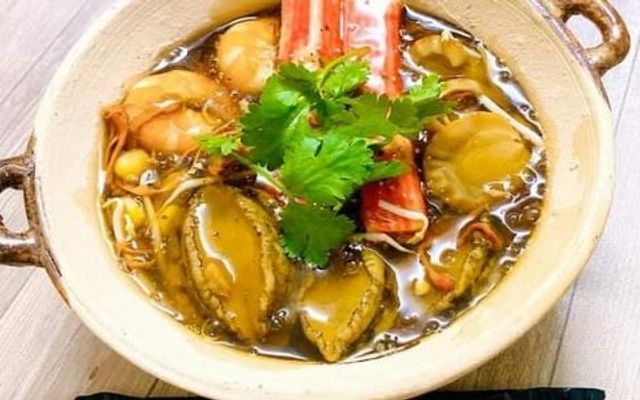 Súp Bào Ngư Vi Cá Ông Mập - Súp Bào Ngư & Gà Ác Tiềm - Nơ Trang Long