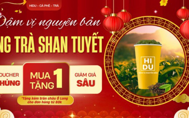HIDU - CÀ PHÊ, TRÀ SỮA ĐẬM VỊ