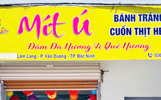 Mít Ú Quán - Bánh Tráng Cuốn Thịt Heo - Khu 3 Lãm Làng