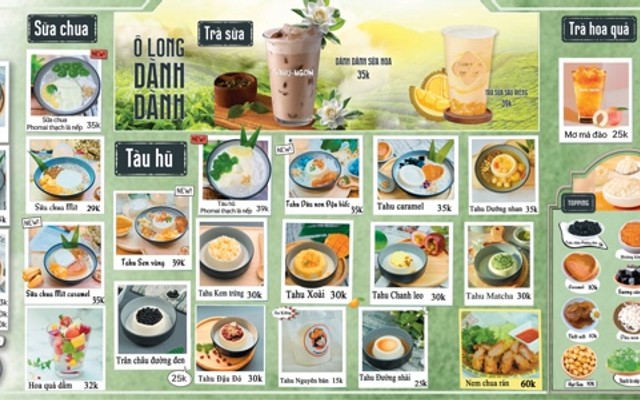 Tahu Ngon - Chè, Tàu Phớ & Hoa Quả Dầm - Chùa Láng