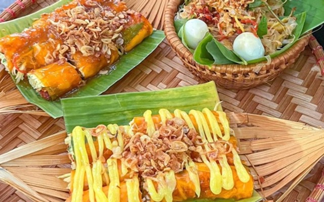 Bánh Tráng Nướng Bà Tâm - Trộn & Cuộn
