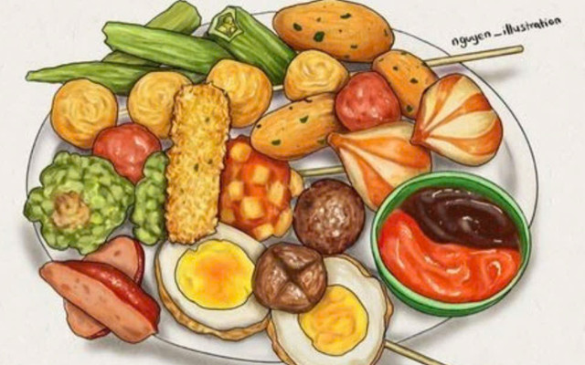 Xiên Que, Cá Viên Chiên - 51 Phạm Văn Đồng