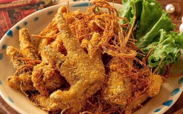 An Viên - Chân Gà Rang Muối Hải Sản - Lò Đúc