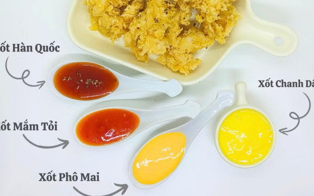 Gà Rán Hàn Quốc - Gà Popcorn Với Hơn 9 Loại Sốt Homemade - Vinhome Grand Park