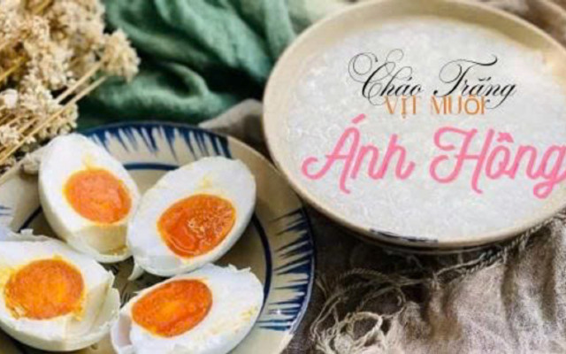 Cháo Trắng Vịt Muối Ánh Hồng