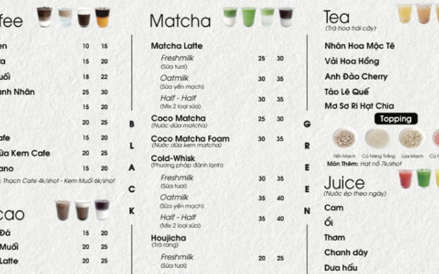 BlackGreen - Matcha & Coffee - Hẻm 329 Lê Quý Đôn