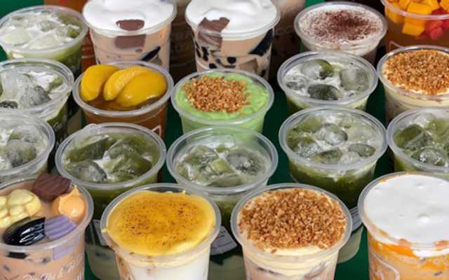 Rau Má & Trà Sữa Macchiato